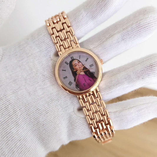 Ladies Custom Watch- Rose gold