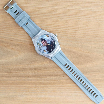 Gent's Custom Photo Watch- silicon strap